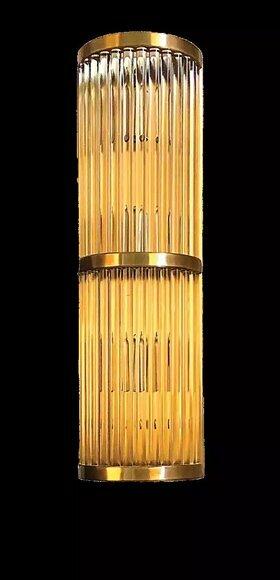 Wandleuchte Lampen Leuchten Beleuchtung Lampe Modern Goldene Wandlampe von JV Moebel