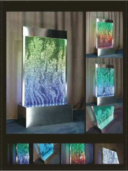 Wandpaneel LED Wasserwand Wasser Wände Wasser Blasen Wand Waterwall Wandpaneel LED Wasserwand Wasser Wände Wasser Blasen Wand Waterwall von JV Möbel