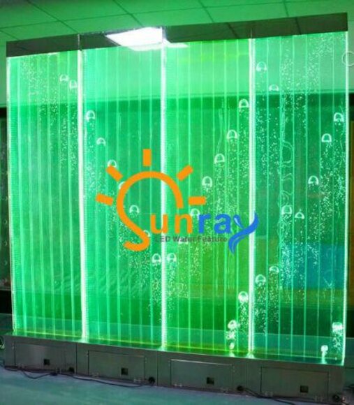 Wandpaneel Trennwand Wasser Wand LED Wasserwand Design Beleuchtet von JV Möbel