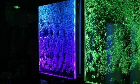 Wandpaneel mit Wasserblasen LED Wasserwand Designer Wasser Wand Wandpaneel mit Wasserblasen LED Wasserwand Designer Wasser Wand von JV Möbel