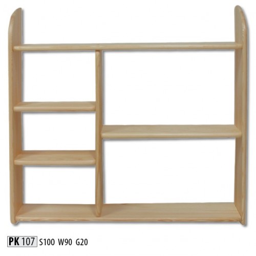 Wandregal Regal Bücherschrank Bücherregal Vollholz Möbel Holz Möbel Handarbeit von JV Möbel