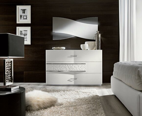 Wandspiegel Led Hängespiegel Spiegel Schlafzimmer Konsole Modern Holz Design Neu von JV Möbel