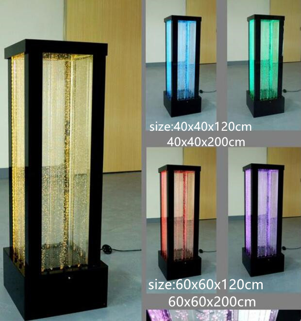 Wasser Säule 40*120cm Wasserwand Säulen Wand Trennwand Led von JV Möbel