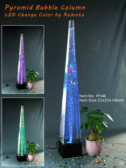Wassersäule 146cm Wasserwand Säulen Wand Trennwand Led Beleuchtet von JV Möbel