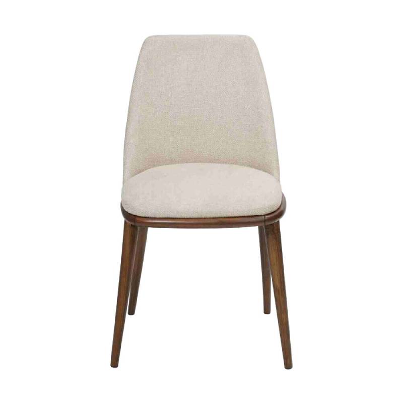 Weißer Polsterstuhl Designer Küchenstühle Designer Textil Einsitzer von JV Möbel