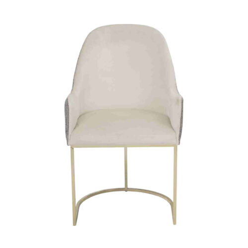 Weißer Polsterstuhl Esszimmerstuhl Küchenstühle Designer Sitzmöbel Weißer Polsterstuhl Esszimmerstuhl Küchenstühle Designer Sitzmöbel von JV Möbel
