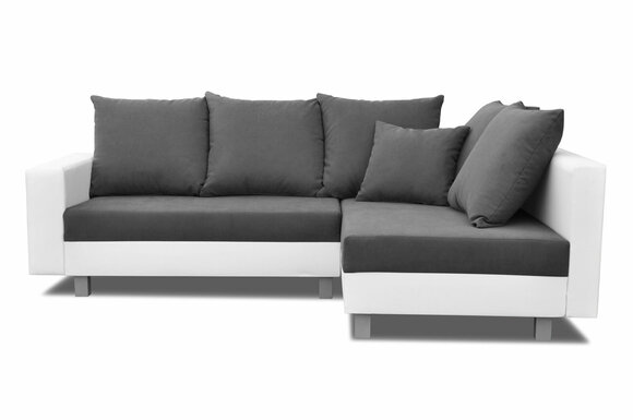 Wohnlandschaft Ecksofa L-Form Sofa Design Couch Textil Leder Fußhocker Wohnlandschaft Ecksofa L-Form Sofa Design Couch Textil Leder Fußhocker von JV Möbel