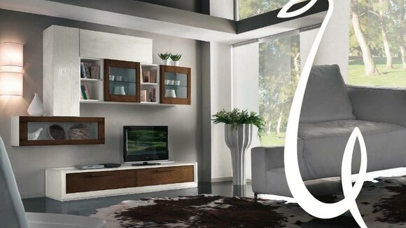 Wohnwände tv Wand Anbauwand Wohnzimmer Möbel rtv Wohnwand Schrank Regal Design von JV Möbel