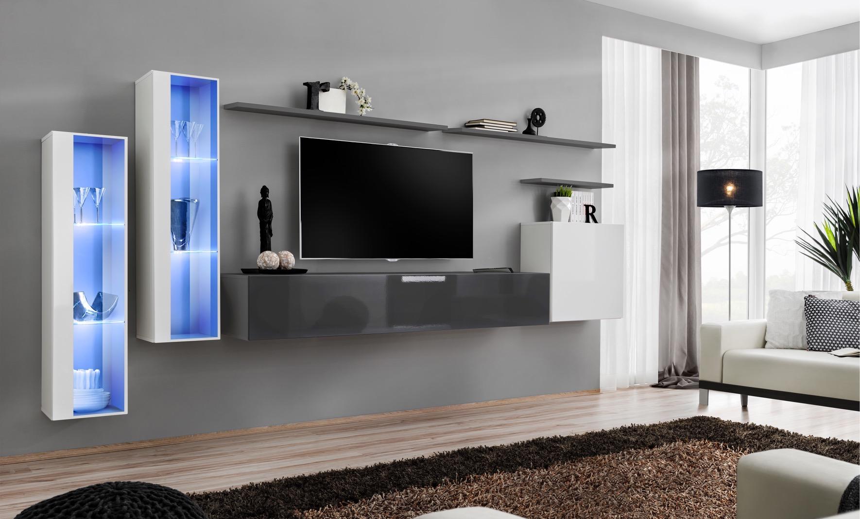 Wohnwand Designer Komplett Set Luxus Möbel Neu 3x Wandschrank Möbel Garnitur Wohnwand Designer Komplett Set Luxus Möbel Neu 3x Wandschrank Möbel Garnitur von JV Möbel