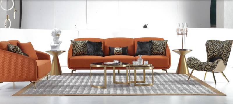 Wohnzimmer 2x Couchtisch Rund Luxus Tisch Couchtisch Design Tische Style Möbel von JV Möbel