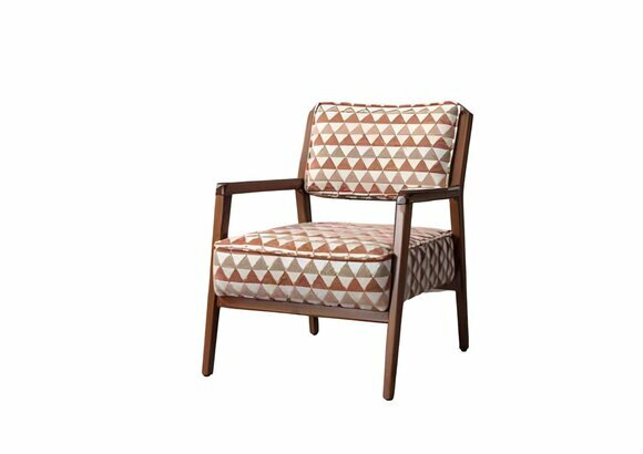 Wohnzimmer Bunter Polsterssel Designer Einsitzer Cocktailsessel 1-Sitzer von JV Moebel