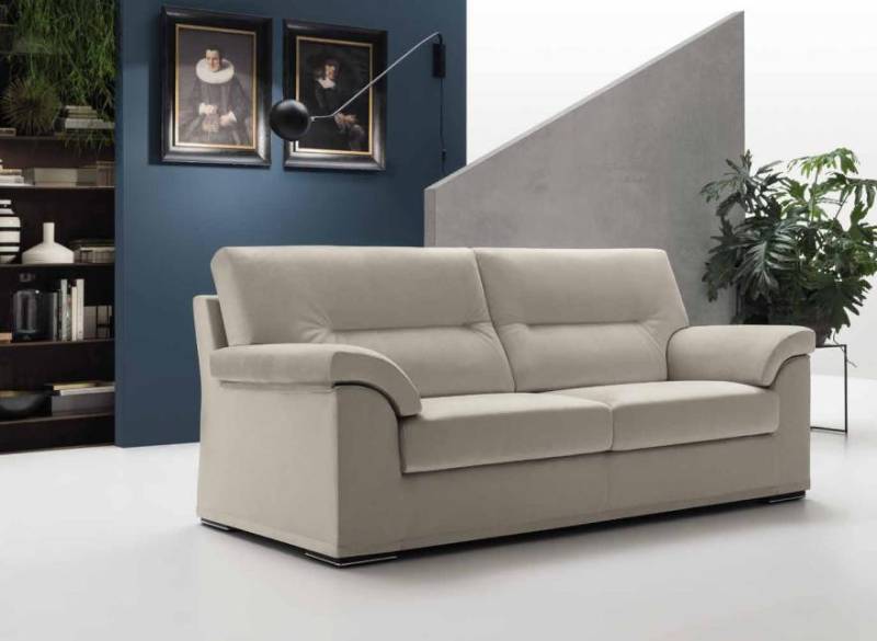 Wohnzimmer Couch Sofa Polster 3 Sitzer Schlafcouch Schlafsofa Bettfunktion Büro von JV Möbel
