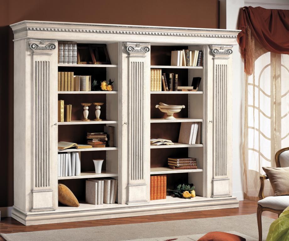 Wohnzimmer Schrank Bücherregal Holz Büroschrank Regal Schränke Vitrine Italien Wohnzimmer Schrank Bücherregal Holz Büroschrank Regal Schränke Vitrine Italien von JV Möbel