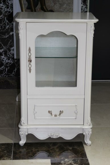 Wohnzimmer Schrank Klassische Holt Glas Vitrine Vitrinenschrank Vitrinen Sofort von JV Möbel