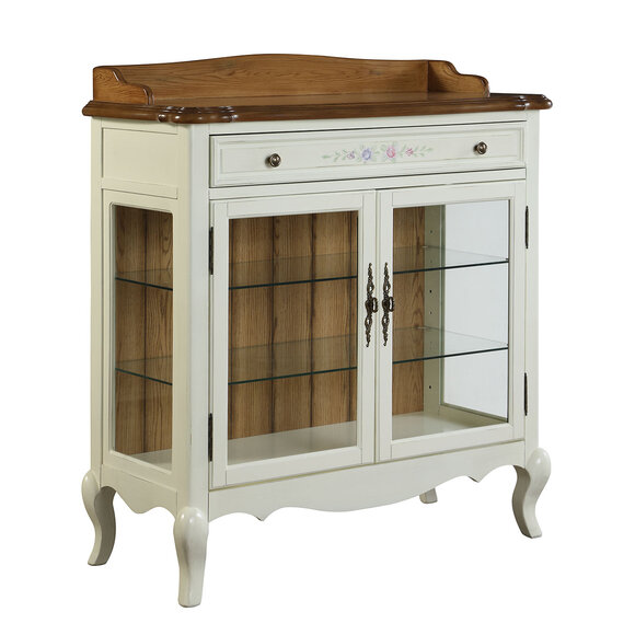 Wohnzimmer Schrank Klassische Vitrine Vitrinenschrank Seitenschrank anrichte neu von JV Möbel