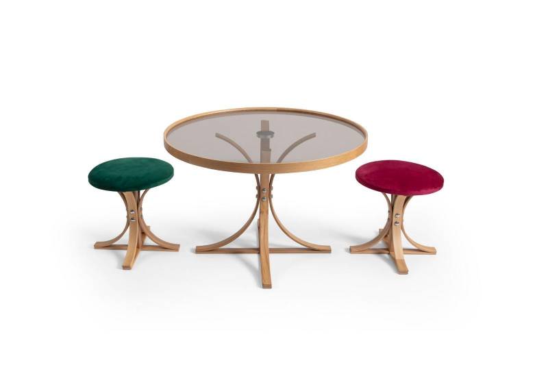 Wohnzimmer Set Couchtisch 2x Hocker Luxus Möbel Tisch Kaffee Modern Neu von JV Moebel