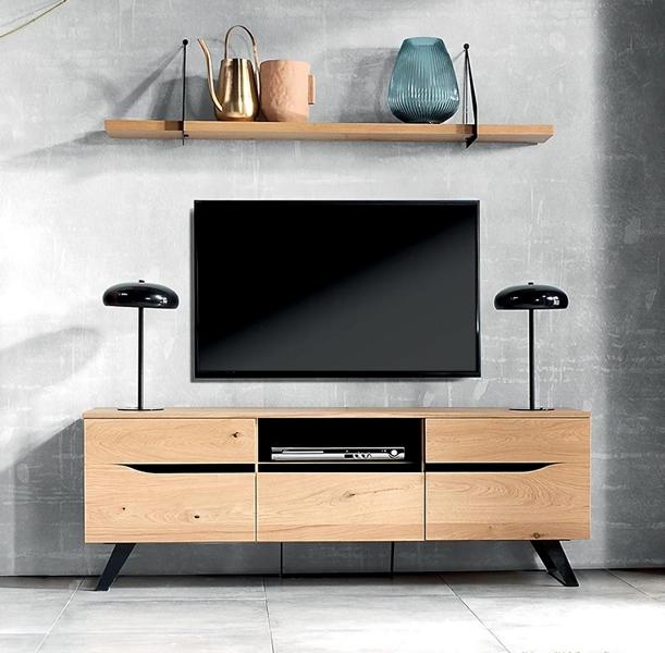 Wohnzimmer Set TV-Lowboard Medienmöbel Modern Wandregal Designer von JV Möbel