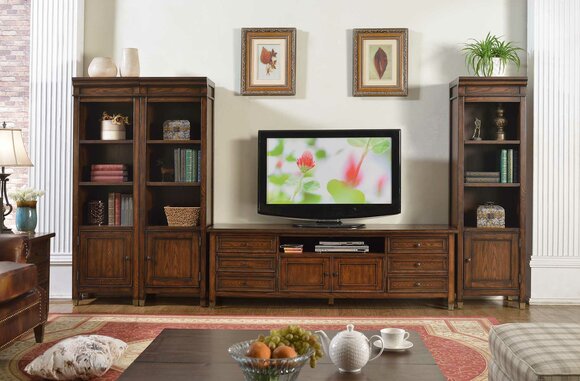 Wohnzimmer Set Wandregal Kommode Sideboard Wohnwände 3x Vitrine Design 4tlg.Neu von JV Möbel