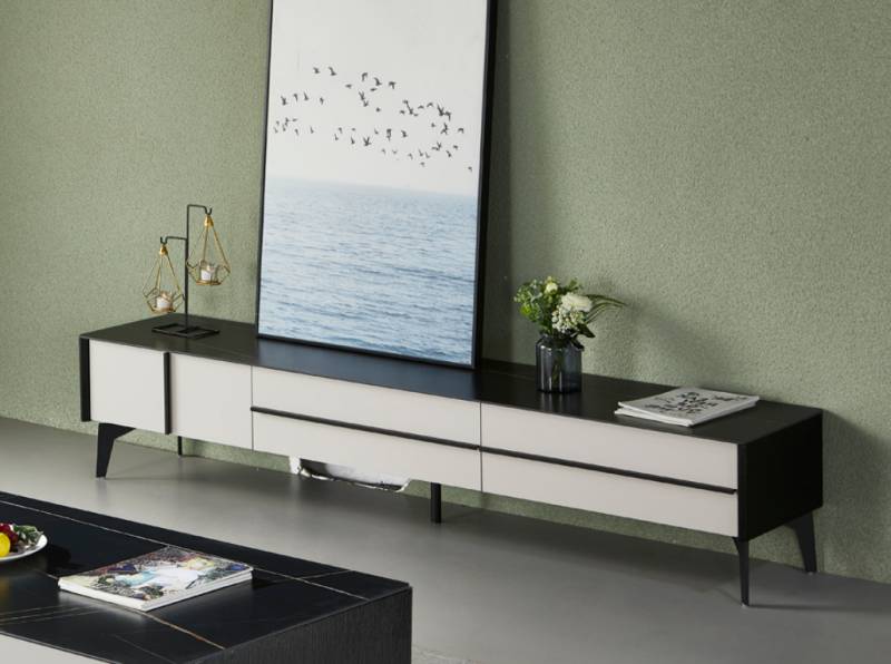 Wohnzimmer Sideboard Holz Modern Möbel Lowboard rtv tv Schrank Möbel von JV Möbel