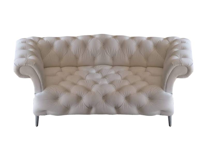 Wohnzimmer Sofa Zweisitzer Couch Polster Leder Modern Polstermöbel Chesterfield von JV Möbel