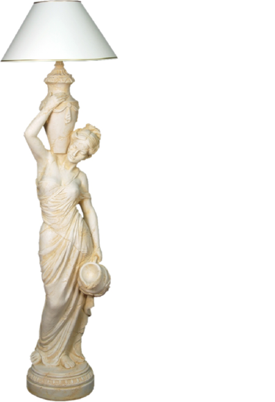 Wohnzimmer Stehlampe Leuchte Steh Leuchten XXL Design Lampe Figur von JV Möbel