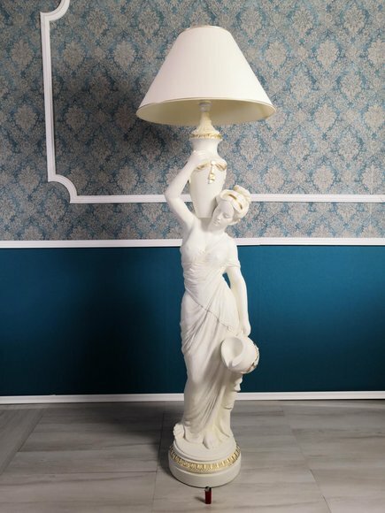 Wohnzimmer Stehlampe Leuchte Steh Leuchten XXL Design Lampe Figur von JV Möbel
