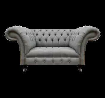 Wohnzimmer Zweisitzer Sofa Couch Luxus Chesterfield Sitz Polstermöbel Textil von JV Moebel