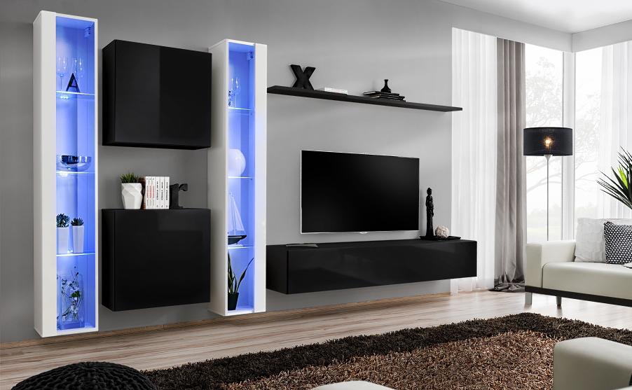 Wohnzimmermöbel Designer Luxus tv Ständer Designer Wand Regal Komplett Wohnzimmermöbel Designer Luxus tv Ständer Designer Wand Regal Komplett von JV Möbel