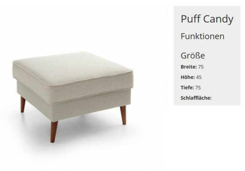 XXL Club Fußhocker Lounge Hocker Ottomane Pufa Leder Textil Ottoman von JV Moebel