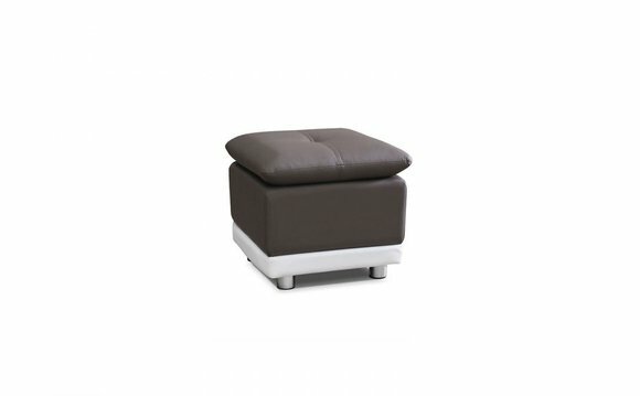 XXL Fußhocker Hocker Leder Textil Ottoman Designer Pufa Ottomane Neu von JV Möbel