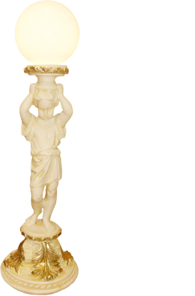 XXL Große Tischlampe 113cm Tisch Leuchte Lampen Leuchten Stand Figur von JV Möbel