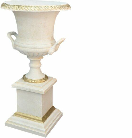 XXL Klassische Wohnzimmer Dekoration Antik Stil Vase Deko Vasen Statue von JV Möbel