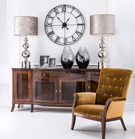 XXL Sideboard Anrichte Kommode Wohnzimmer Schrank Holz Antik Stil Design von JV Möbel