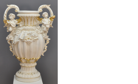 XXL Vase Tisch Dekoration Deko Vasen Antik Stil Skulptur Figur Kelch Rom von JV Möbel