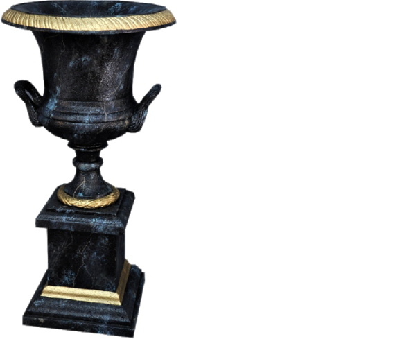 XXL Vase Tisch Dekoration Deko Vasen Antik Stil Skulptur Figur Kelch Rom von JV Möbel