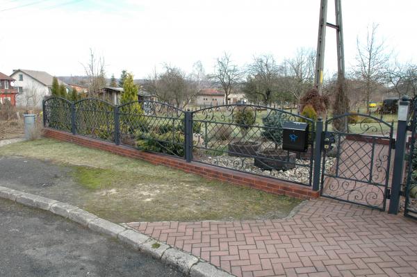 Zaun Garten Klassische Schmiedeeisen Handgefertigt nach Maß Geländer M234 1lfm von JV Möbel