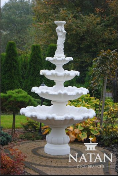 Zierbrunnen Springbrunnen Brunnen Garten Dekoration Fontaine Teich von JV Möbel