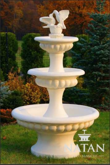 Zierbrunnen Springbrunnen Skulptur Brunnen Deko 186cm Garten Fontaine von JV Möbel