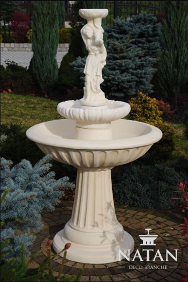 Zierbrunnen Springbrunnen Skulptur Brunnen Deko Garten Fontaine Teich von JV Möbel