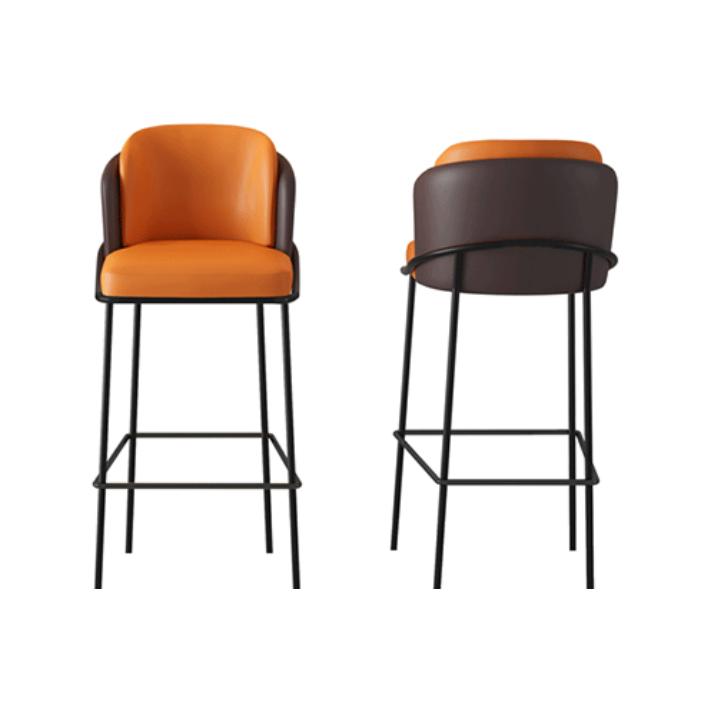 Zweifarbiger Barstuhl Designer 1-Sitzer Moderne Lehnstühle Lounge Möbel von JV Möbel