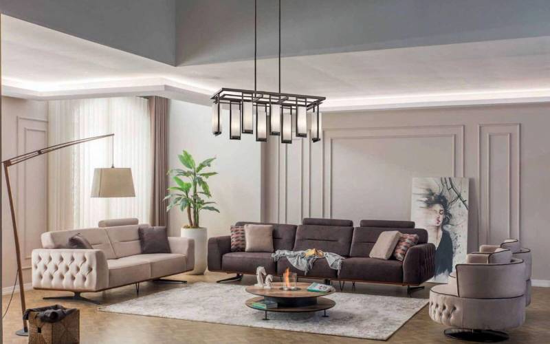 Zweisitzer Sofa 3 Sitzer Sofas Weiß Kunstleder Wohnzimmer Luxus Sitz von JV Möbel