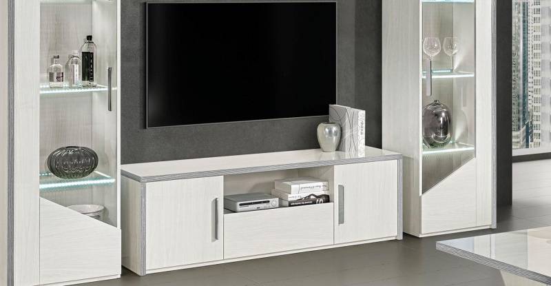 rtv Design Sideboard Fernseh tv Low Luxus Kommode Schrank Modern Weiß Möbel Neu von JV Möbel