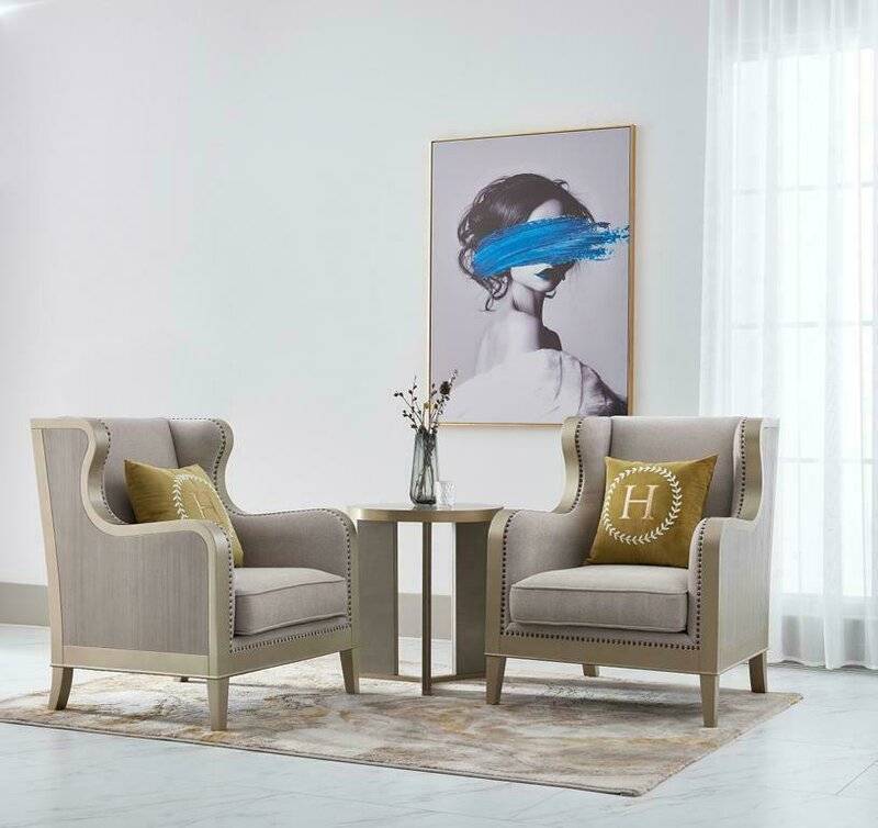 sessel Set Polster Einsitzer 2x Lounge club design stühle luxus möbel hotel neu von JV Möbel