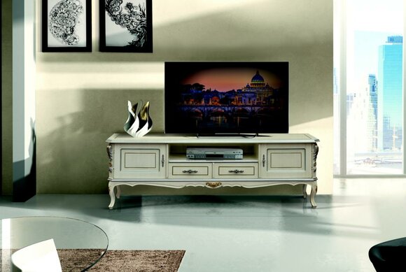tv Lowboard rtv Luxus Schrank Tisch Wohnzimmer Holz Möbel Klassisches Low Side Board tv Lowboard rtv Luxus Schrank Tisch Wohnzimmer Holz Möbel Klassisches Low Side Board von JV Möbel
