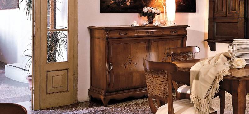 xl Buffet Kommode Kommoden Schrank Klassisch Anrichte Konsole Regal Holz von JV Möbel