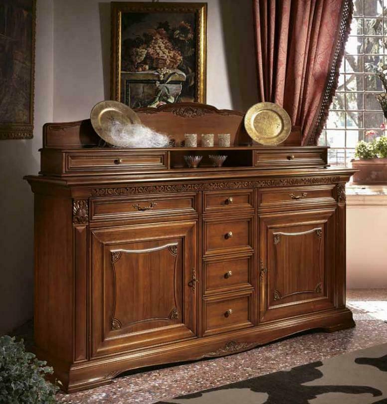 xxl Buffet Kommode Kommoden Schrank Barock Rokoko Anrichte Konsole Regal Massivholz von JV Möbel