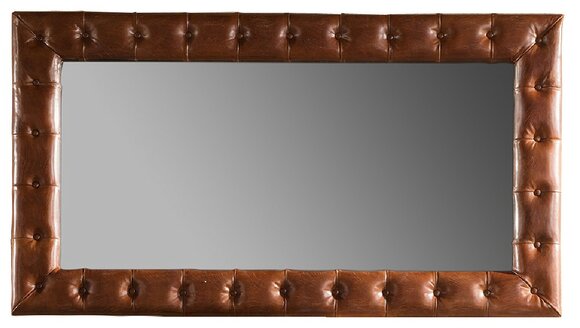 xxl chesterfield spiegel wand glas spiegel big groß 180x100 rahmen leder polster von JV Möbel