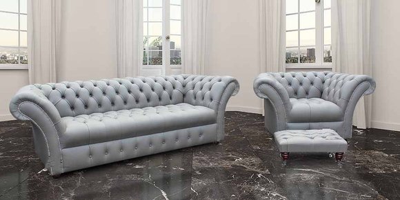 4+1 XXL Big Chesterfield Sofagarnitur Sitz Sofa Polster Couch Garnitur von JV Möebel