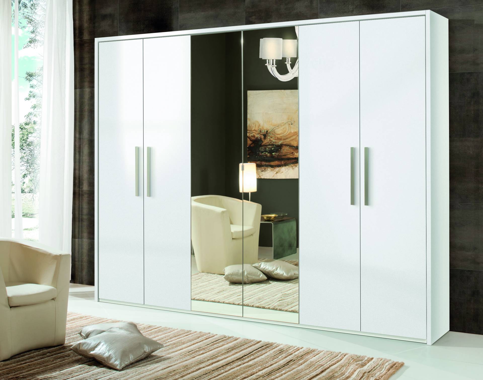 Kleiderschrank 6 Türen Kleider Schrank Designer Möbel Schränke Spiegel Möbel Neu Kleiderschrank 6 Türen Kleider Schrank Designer Möbel Schränke Spiegel Möbel Neu von JV Möebel
