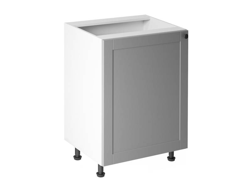 MODERNER WEISSER GERÄUMIGER KÜCHENUNTERSCHRANK D60 (N/L) von JV Möebel
